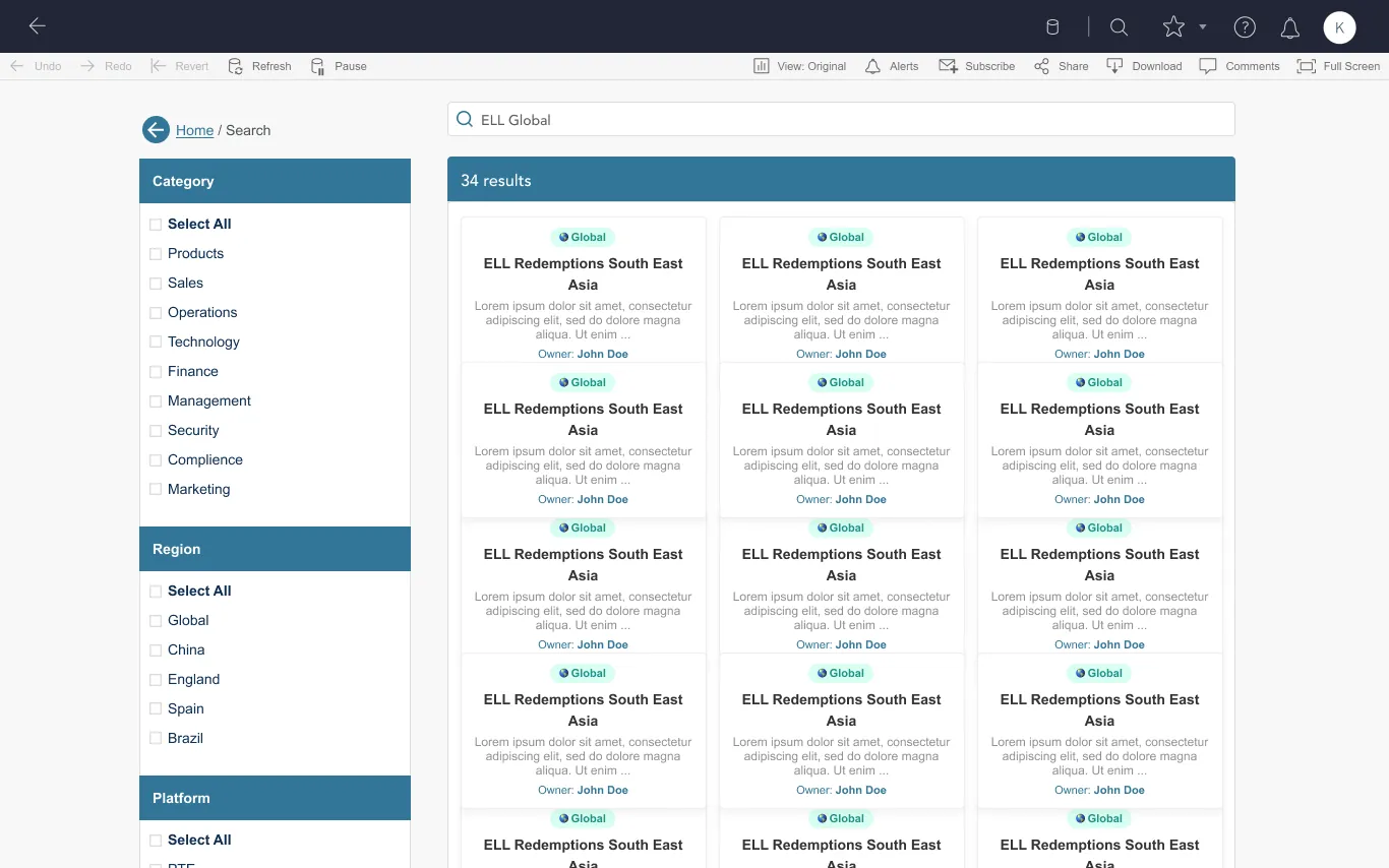 Hub de BI Pearson — Resultados de busca