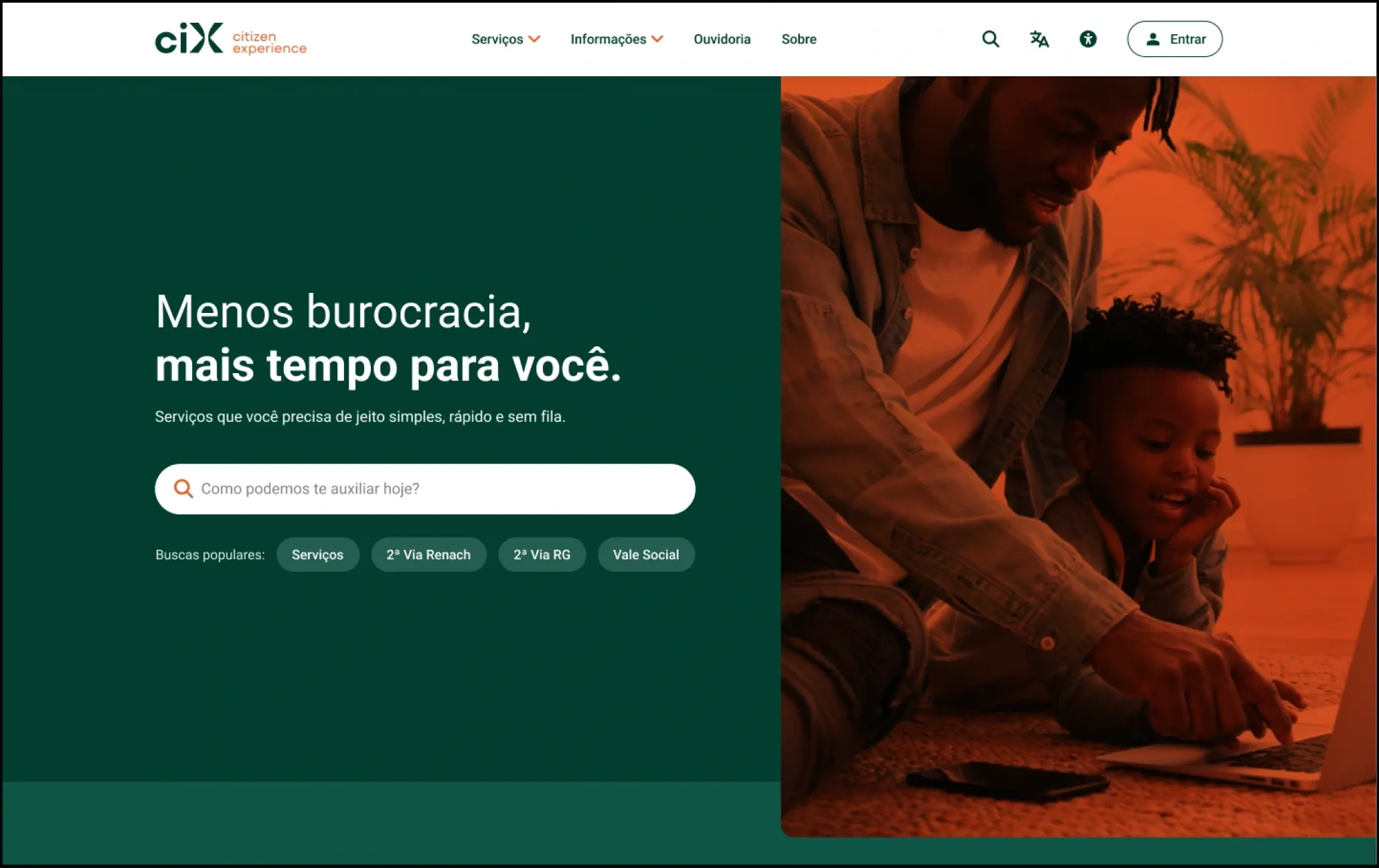 Portal do Cidadão cIX: Home pública
